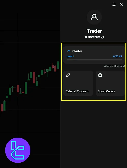 Olymp Trade Profile Section Overview