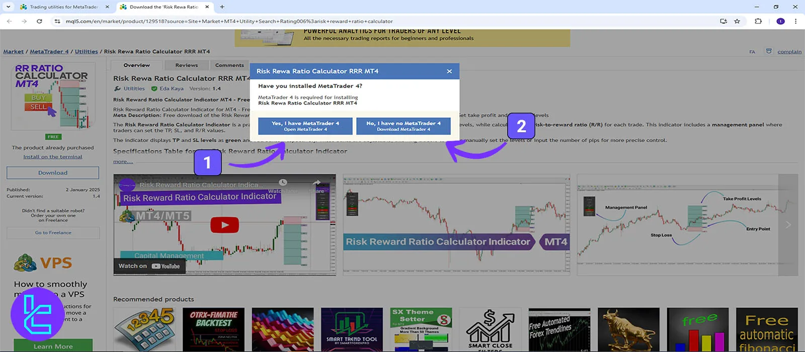 Download the Executable File of the Indicator