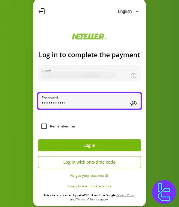 IQ Option Neteller account details