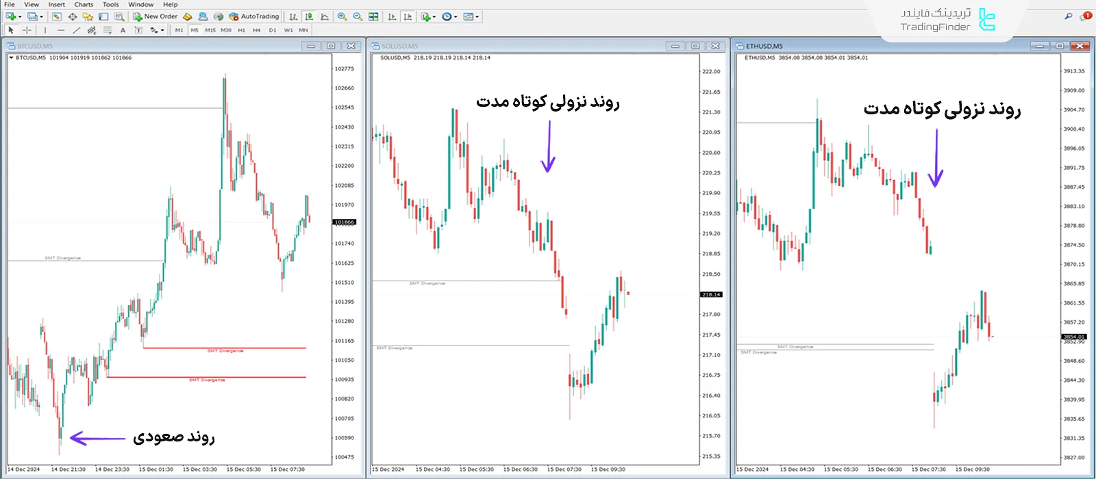 دانلود اندیکاتور واگرایی اسمارت مانی کریپتو در متاتریدر 4 - رایگان 2