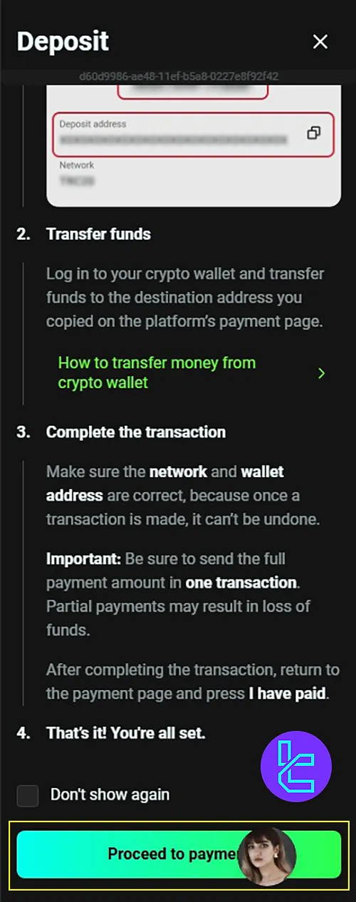 OlympTrade BTC Deposit Tutorials