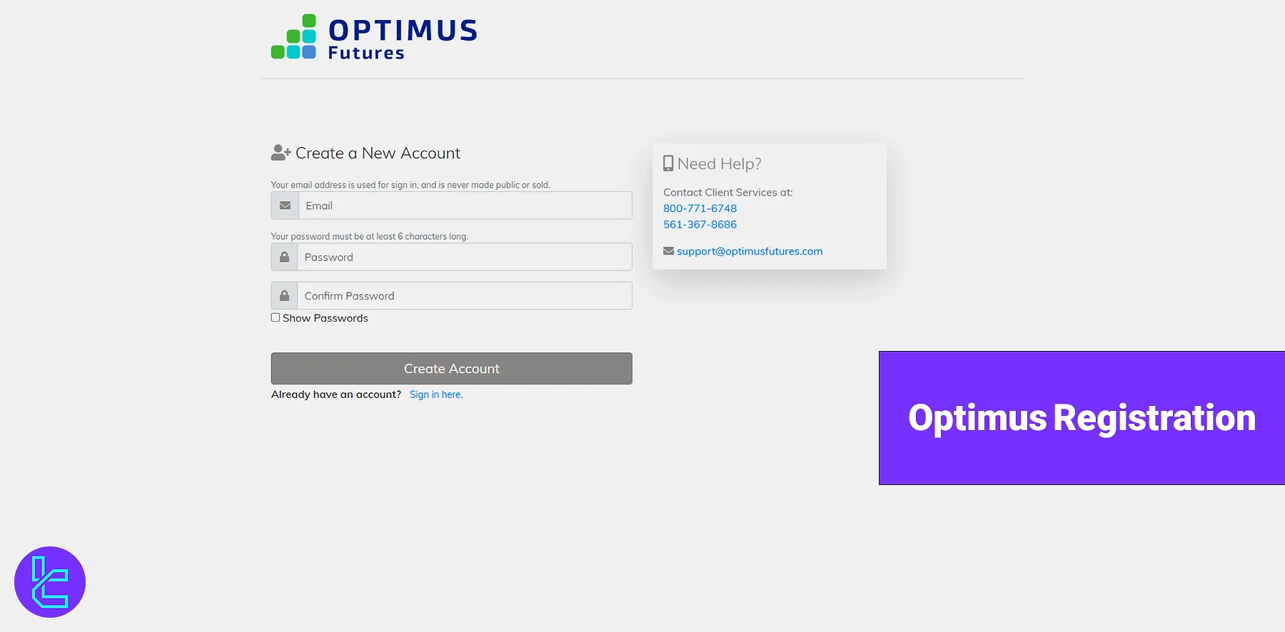 Optimus Registration