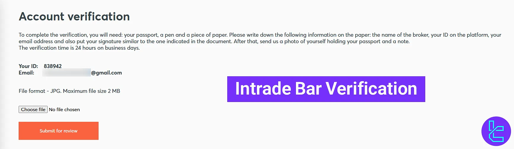 Intrade Bar verification