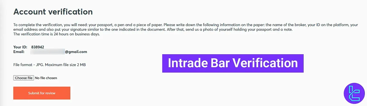 Intrade Bar Verification 2025 Tutorial [KYC Validation Note]