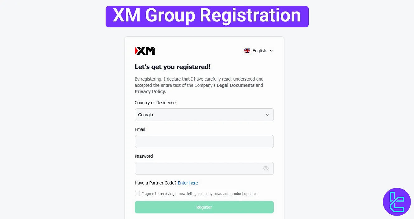 XM Group registration