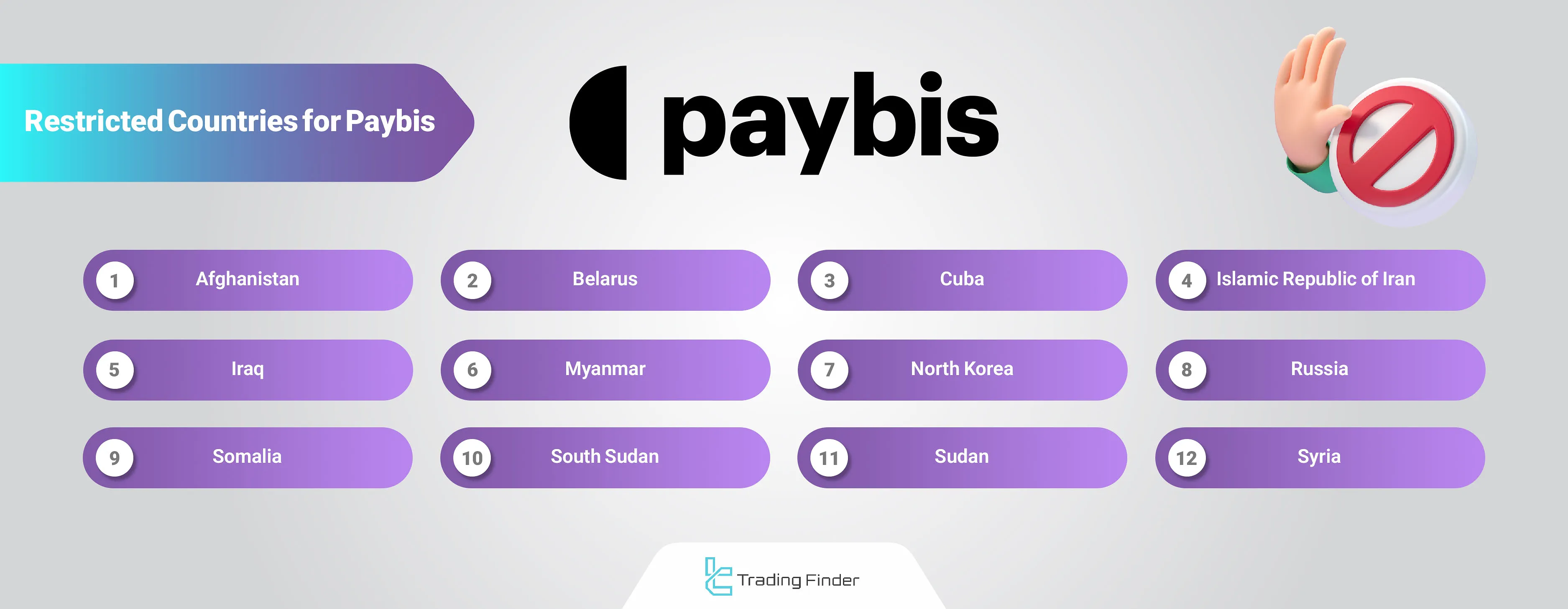 Paybis Restricted Countries