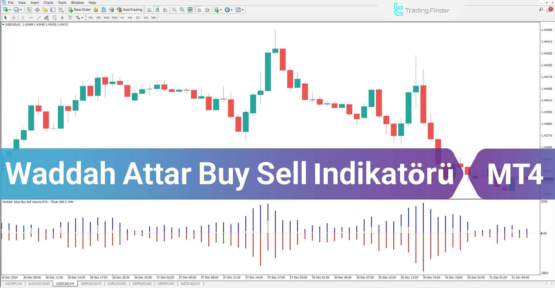 Waddah Attar Buy Sell Volume Göstergesi MetaTrader 4 için İndir - Ücretsiz