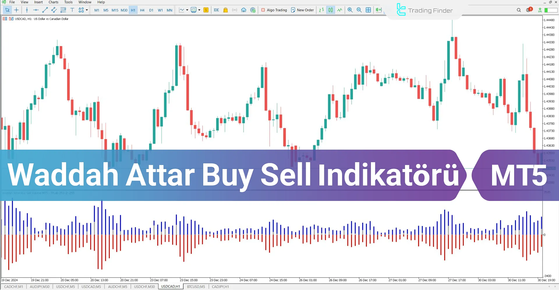 Waddah Attar Buy Sell Volume Göstergesi MetaTrader 5 için İndir - Ücretsiz