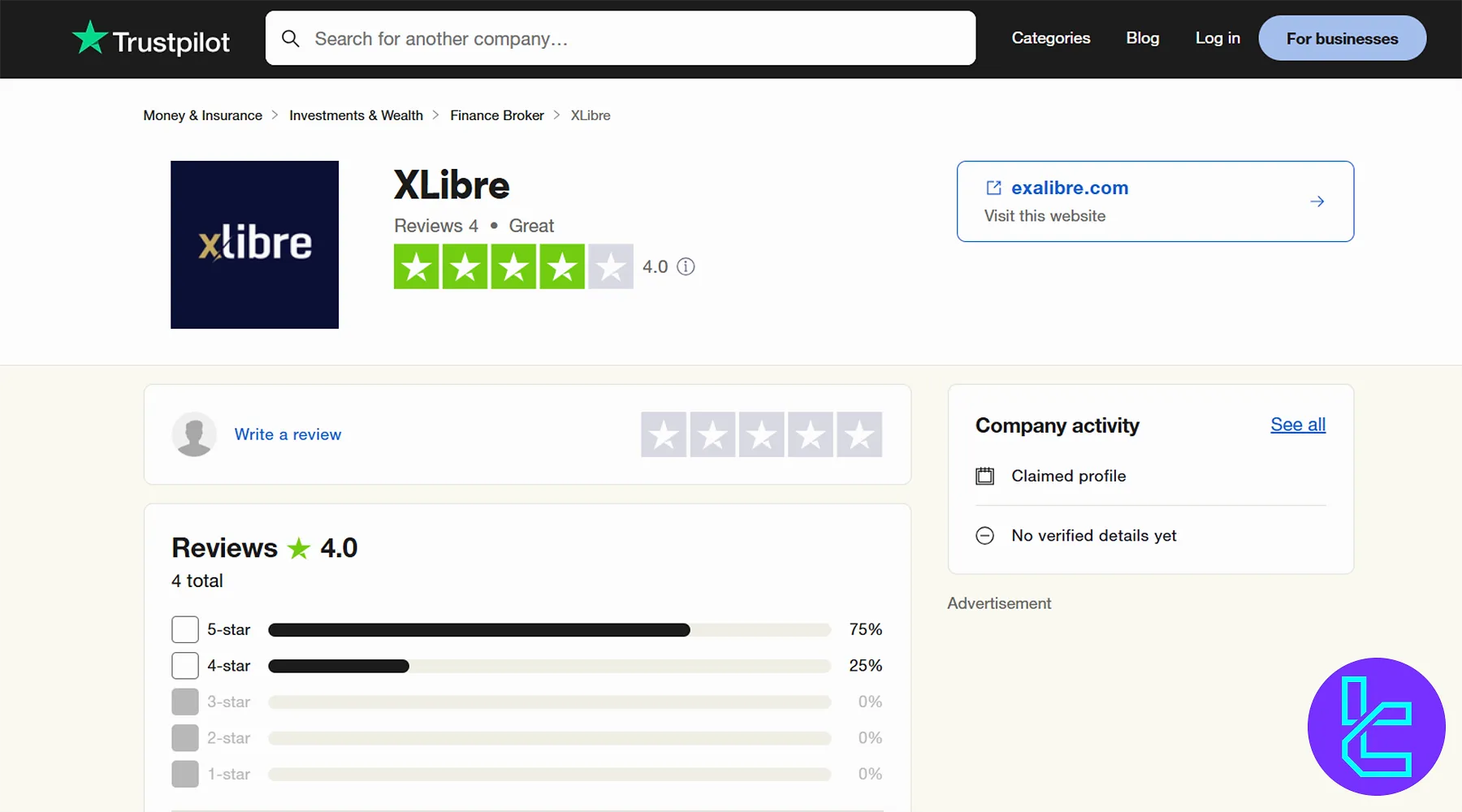 XLibre TrustPilot