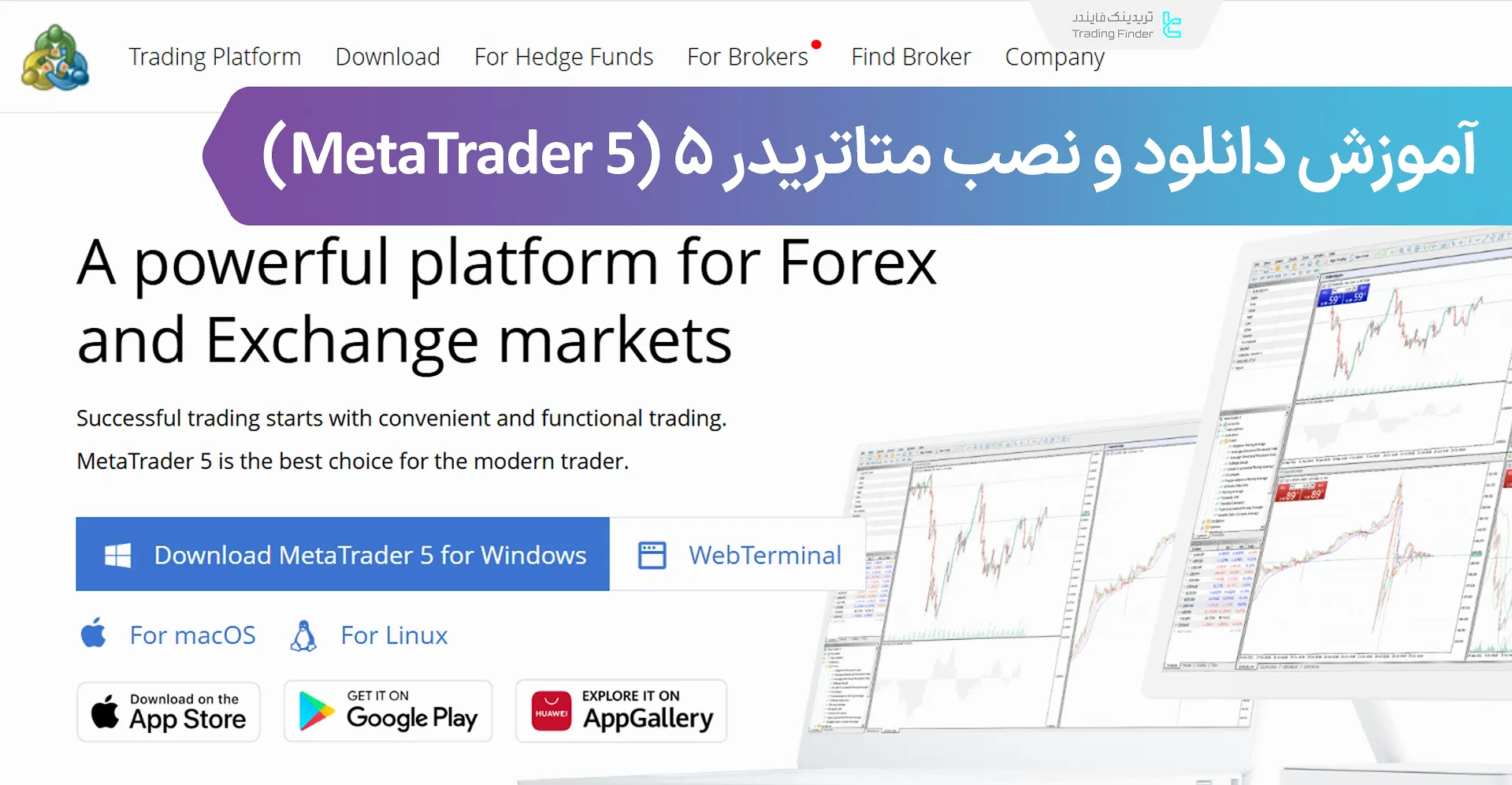 آموزش دانلود و نصب متاتریدر ۵ (MetaTrader 5)؛ اندروید، iOS، مک، ویندوز MT5