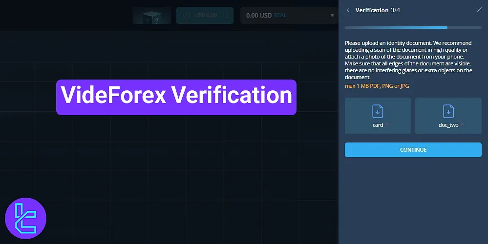 VideForex verification