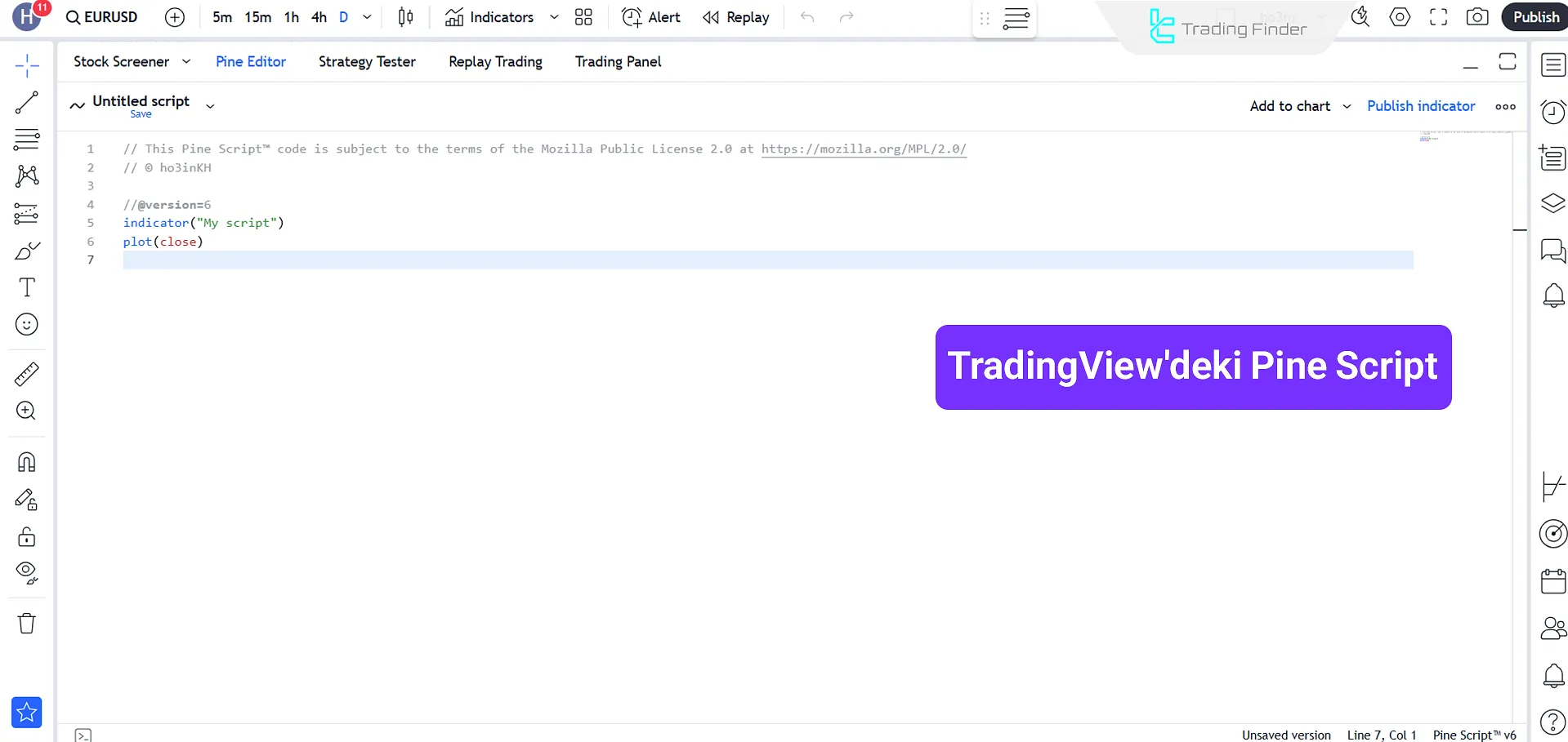 TradingView Pine Script