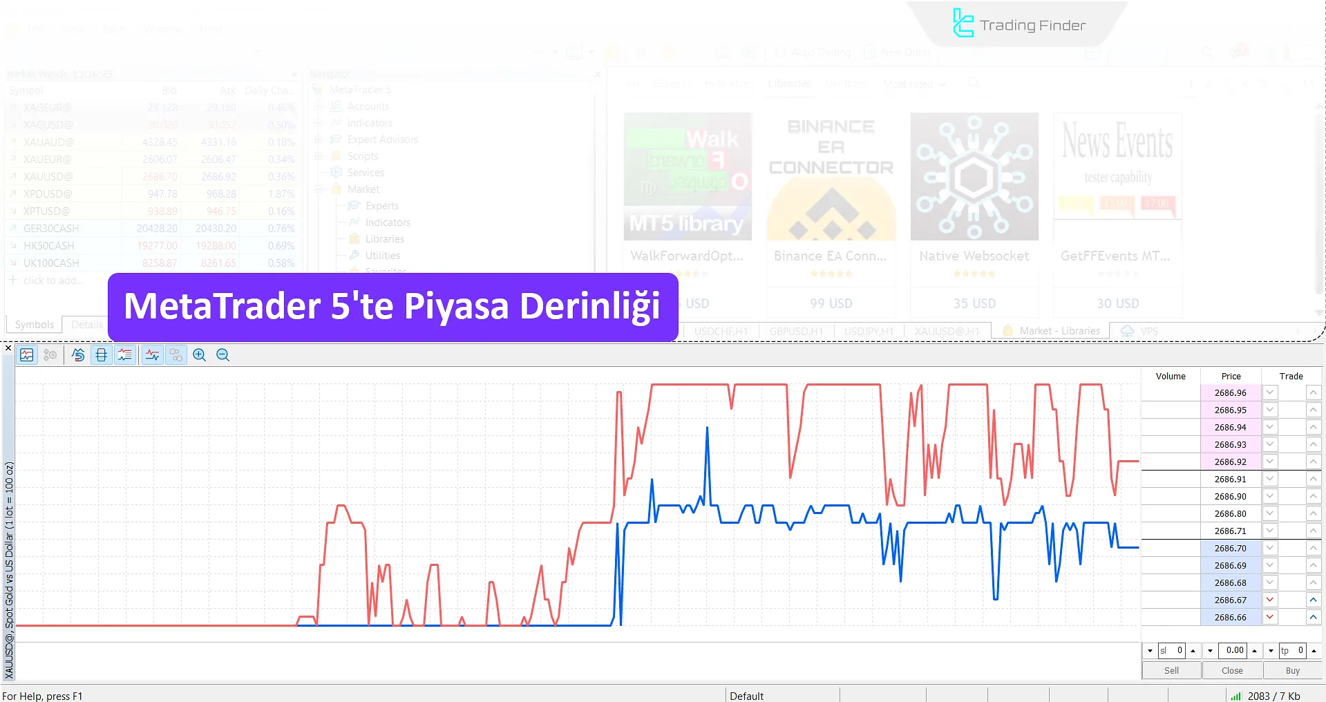 MT5 Piyasa Derinliği