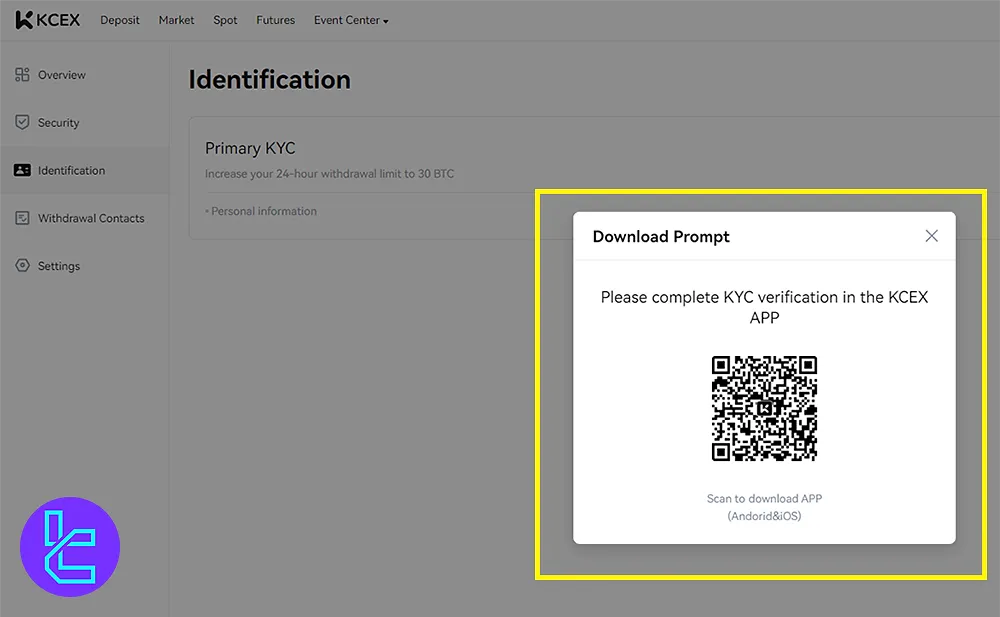 Kcex Exchange App Registration