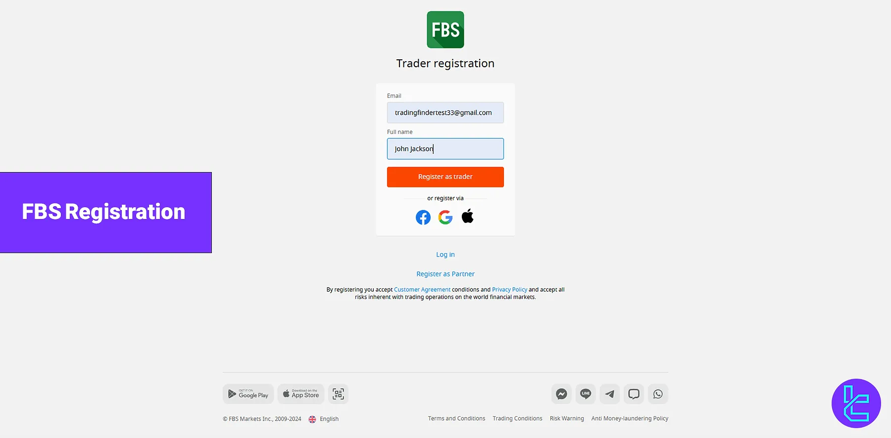 FBS Registration