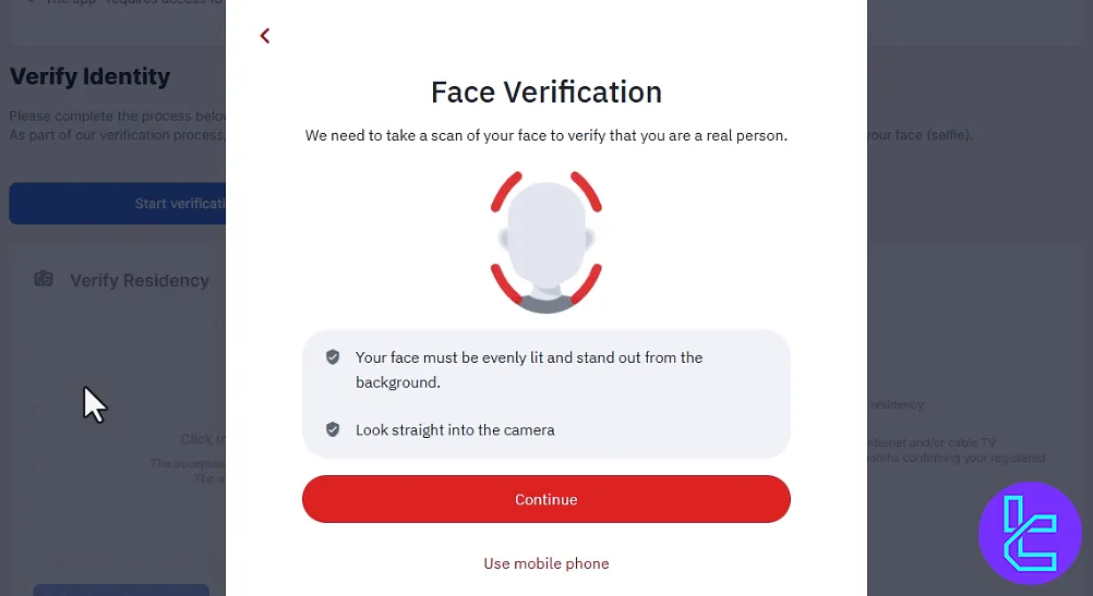 Face scan for XM Group identification