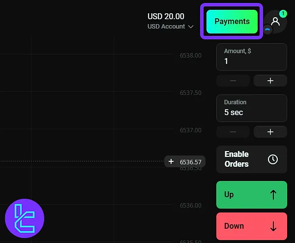 Olymp Trade Skrill withdrawal from Payments section