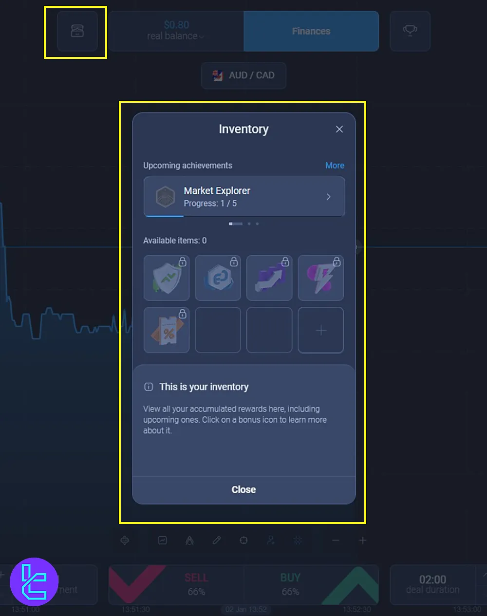 Expert Option Platform Trading Inventory