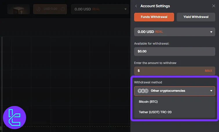 Limited Payout Methods as a Tradonex withdrawal issue