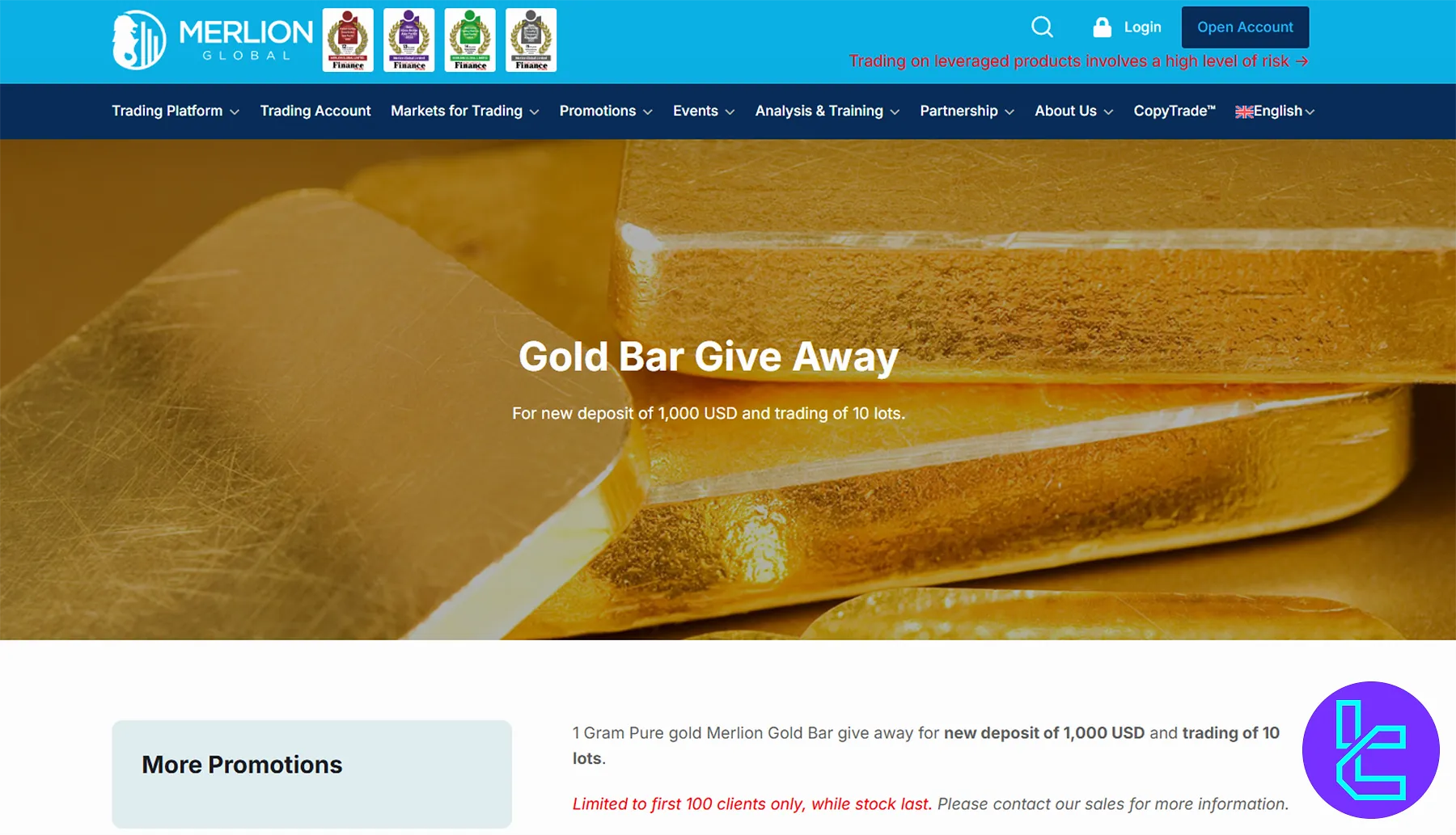 Merlion Global Gold Bar Giveaway