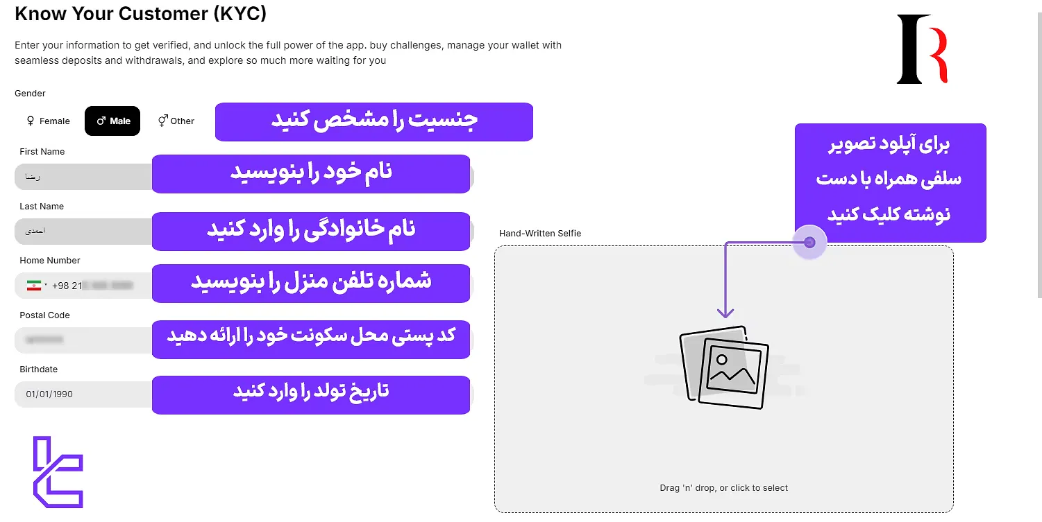 احراز هویت در FundRacing