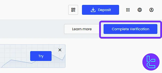 Begin JustMarkets verification