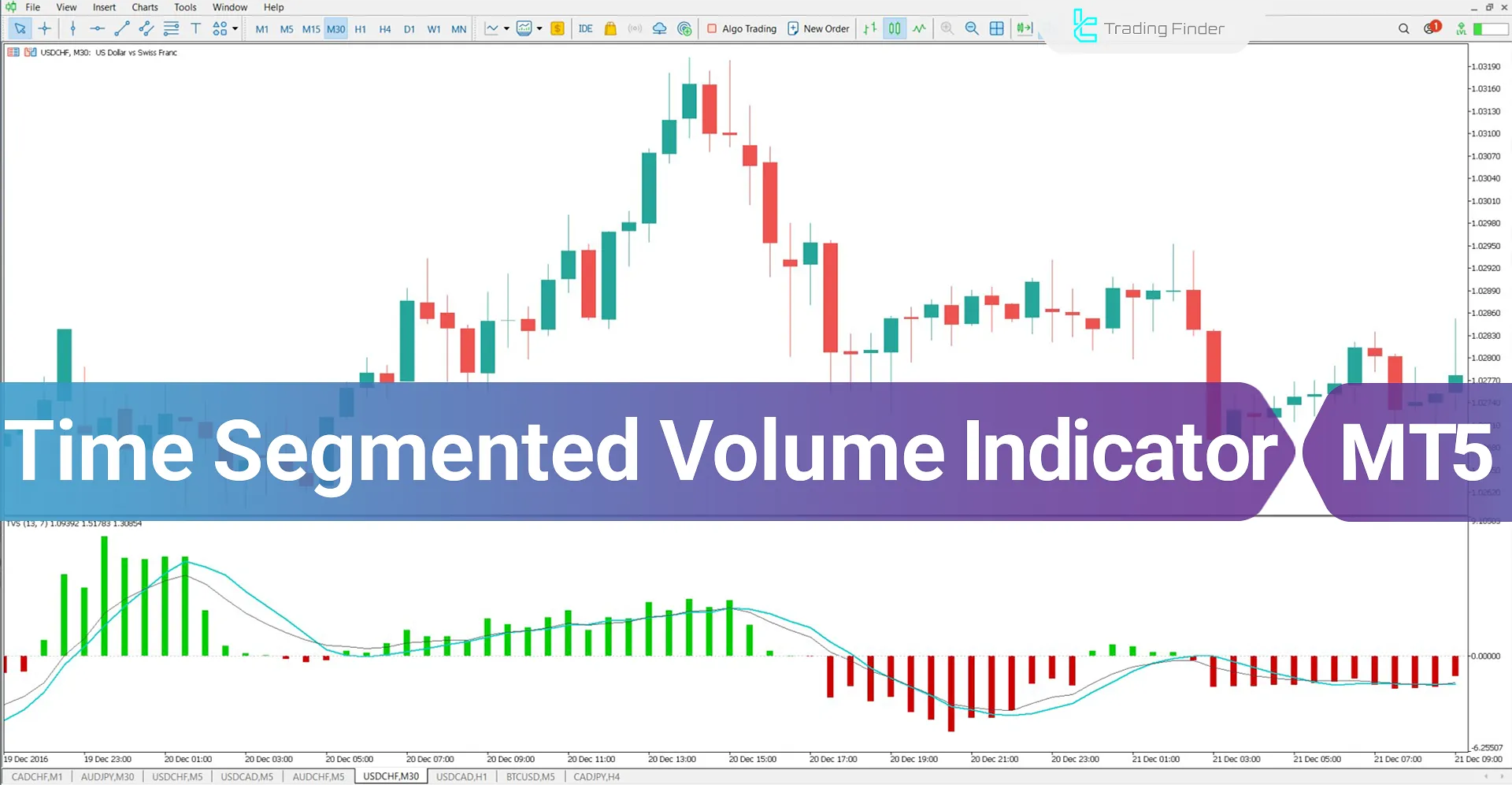 Time Segmented Volume Indicator for MetaTrader 5 Download - Free - [TFlab]