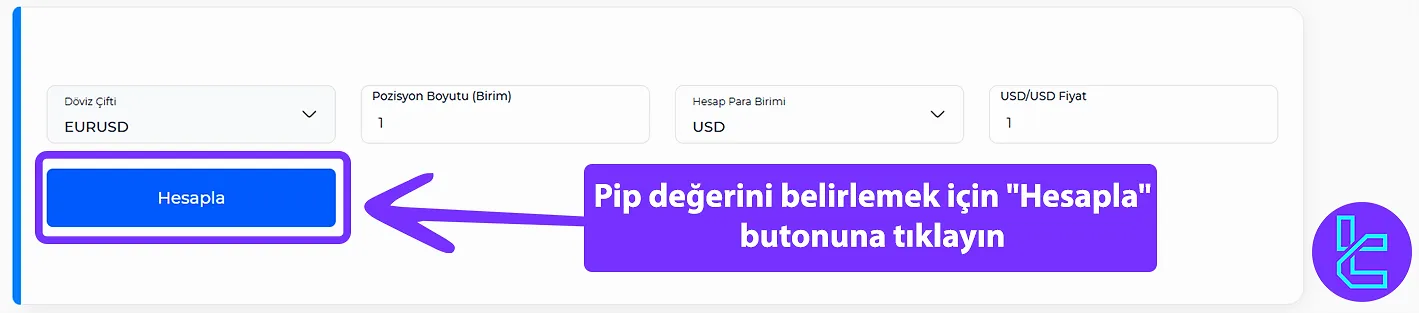 Pip Değerini Hesapla