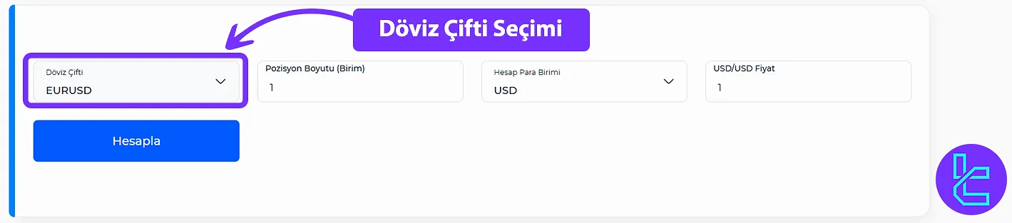 Döviz Çifti Seçimi