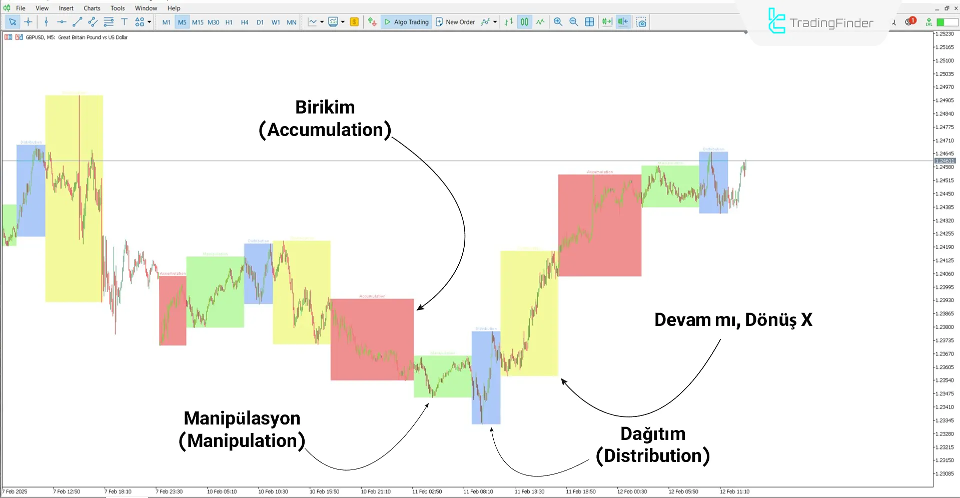 AMDX/XAMD Göstergesi ICT Stili MetaTrader 5 İndirme - Ücretsiz - [TFlab] 1