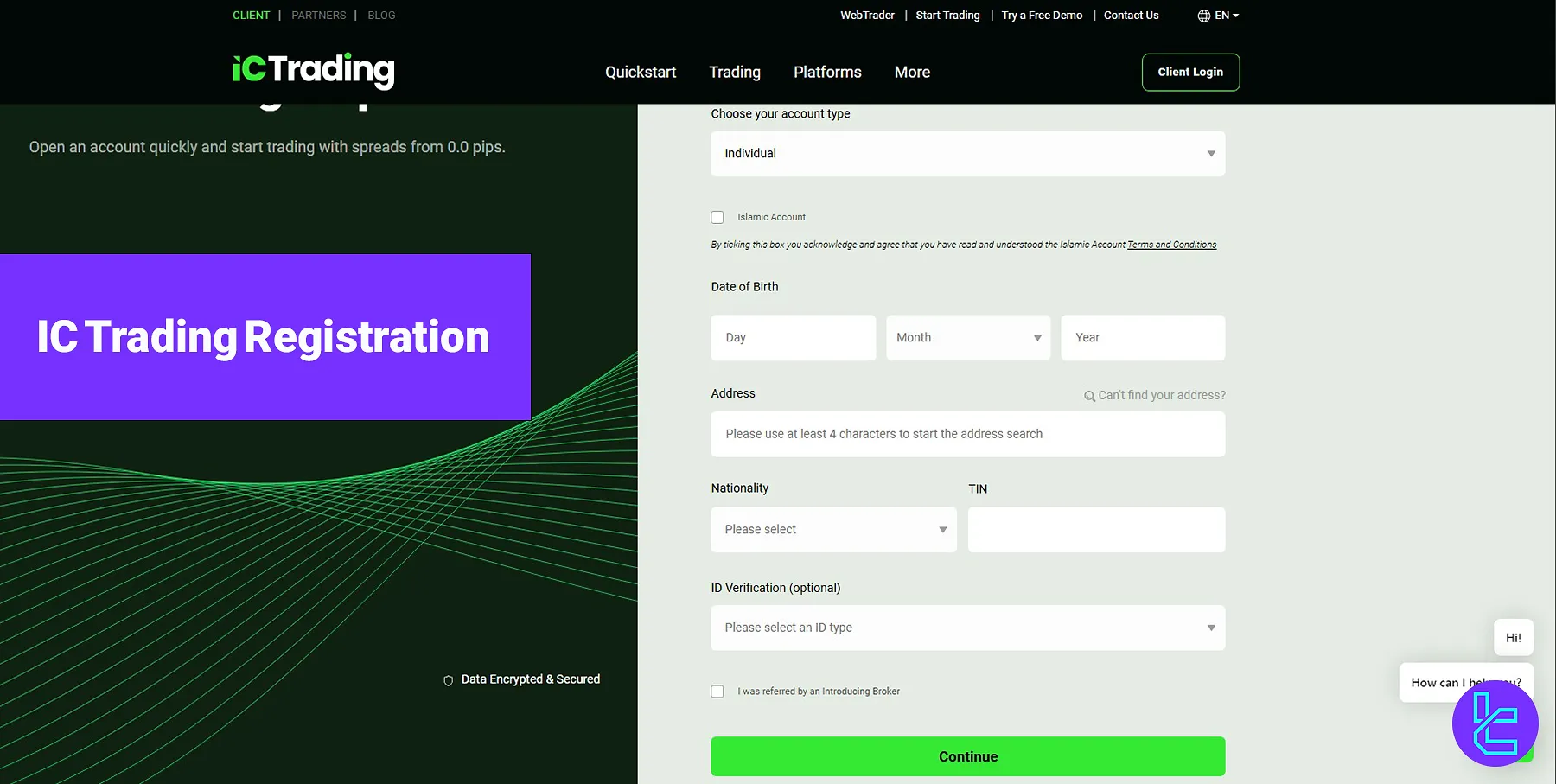 IC Trading Registration - Email, Nationality, and Address [6 Steps] 2025