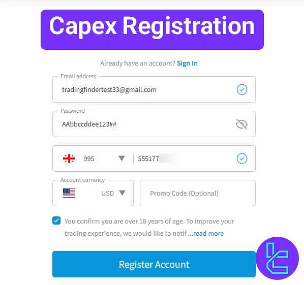 Capex Registration Guide 2025 [Sign-up in 2 Simple Steps]