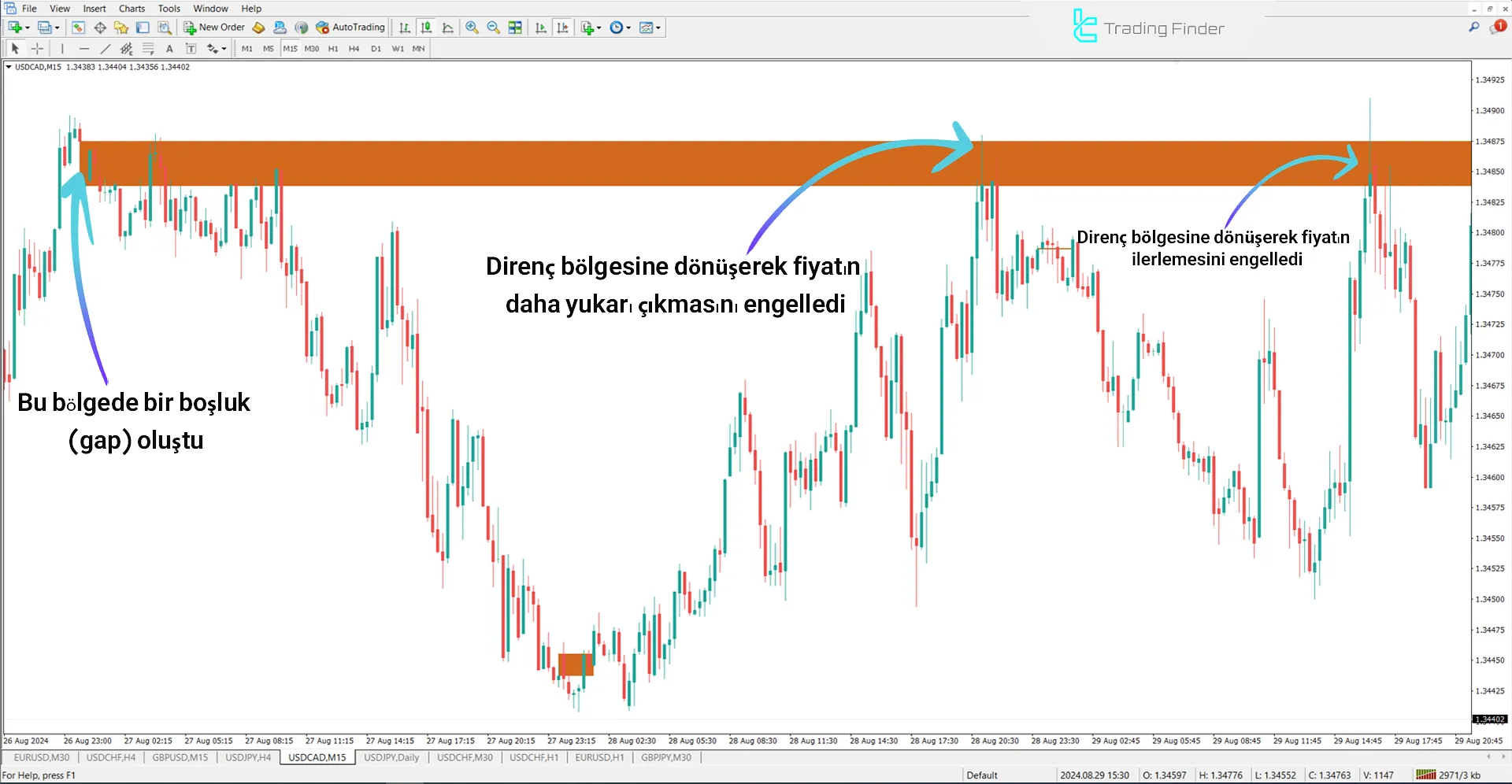 Opening Gap + Void (ICT) Göstergesi MetaTrader 4 için İndirme - Ücretsiz 2