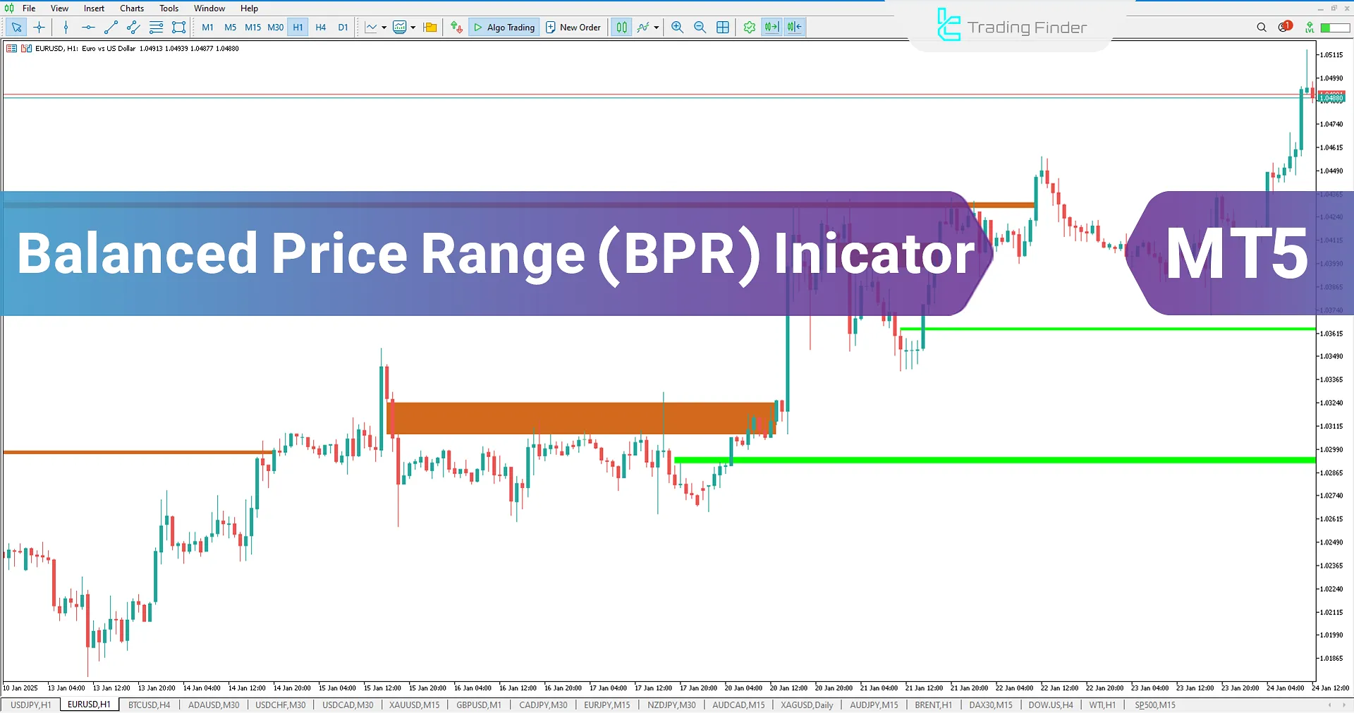 Balanced Price Range (BPR) Indicator in MT5 Download - Free [TradingFinder]