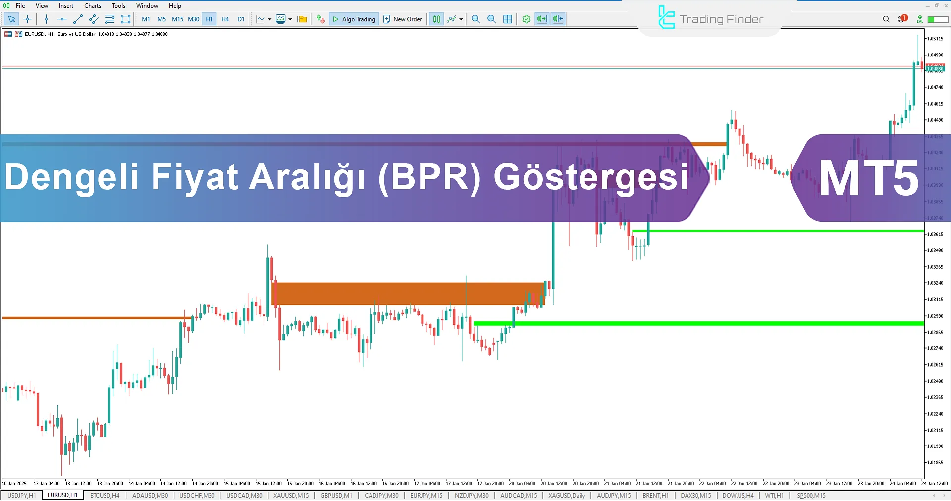 Balanced Price Range (BPR) Göstergesi MT5 İndirme - Ücretsiz [TradingFinder]