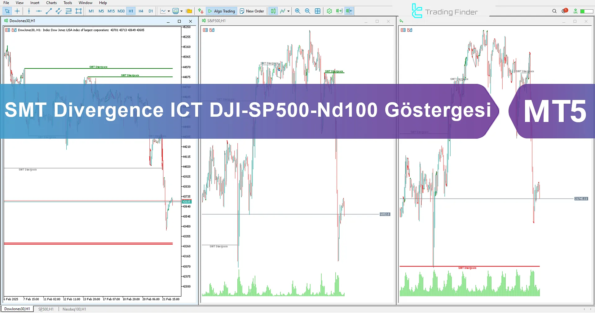 SMT Divergence İndikatörü (ICT) MT5 için İndir – Ücretsiz – [TFlab]