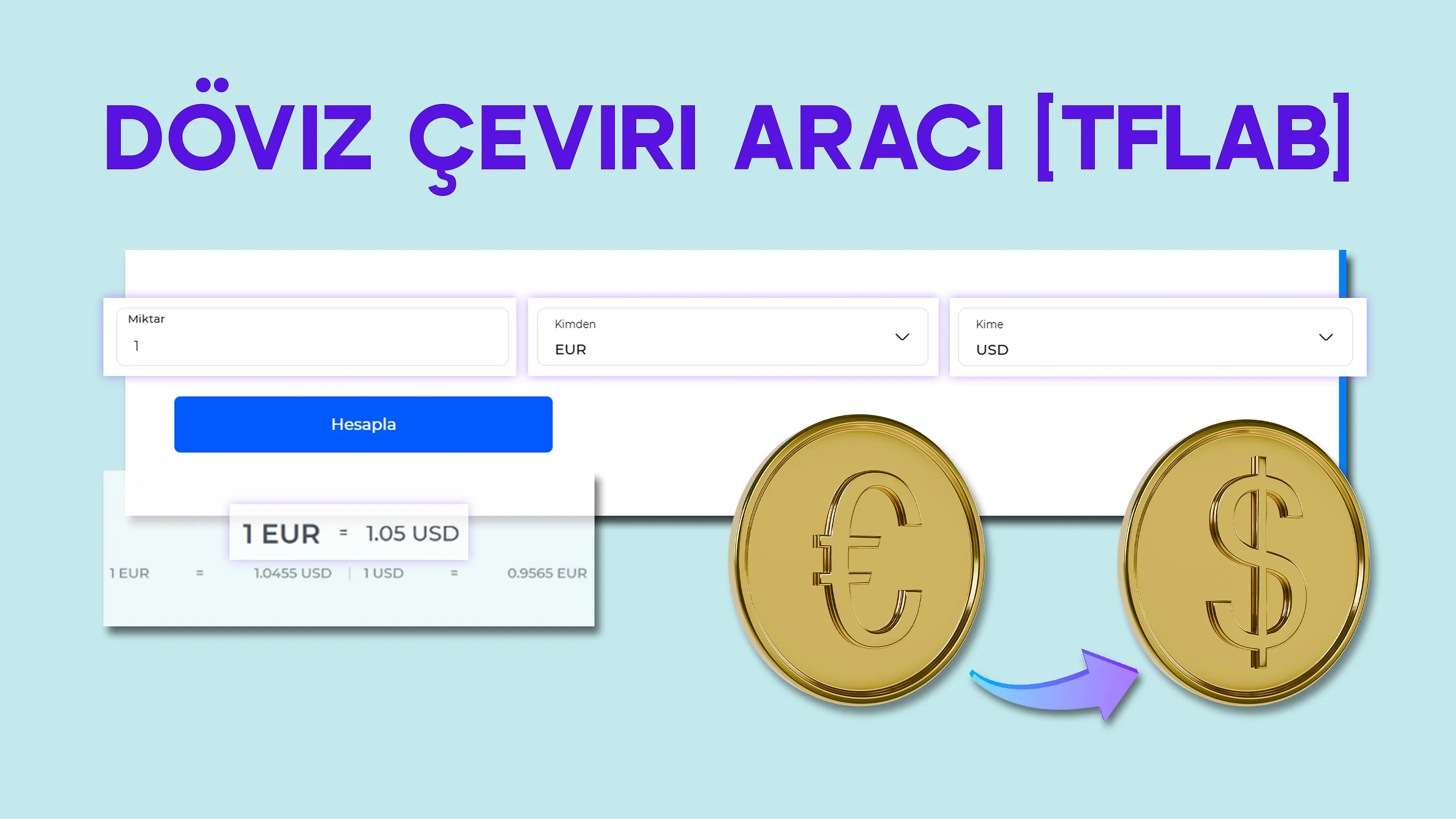 Döviz Çeviri Aracı [TradingFinder] – 24 Para Birimi İçin Canlı Çift Yönlü Kurlar