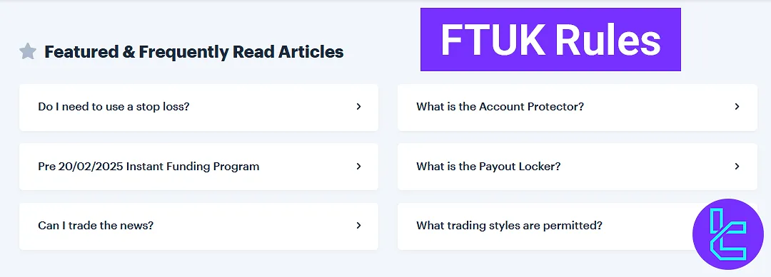 FTUK Rules 2025 [10% and 5% Static Drawdowns in the 2-Step Challenge]