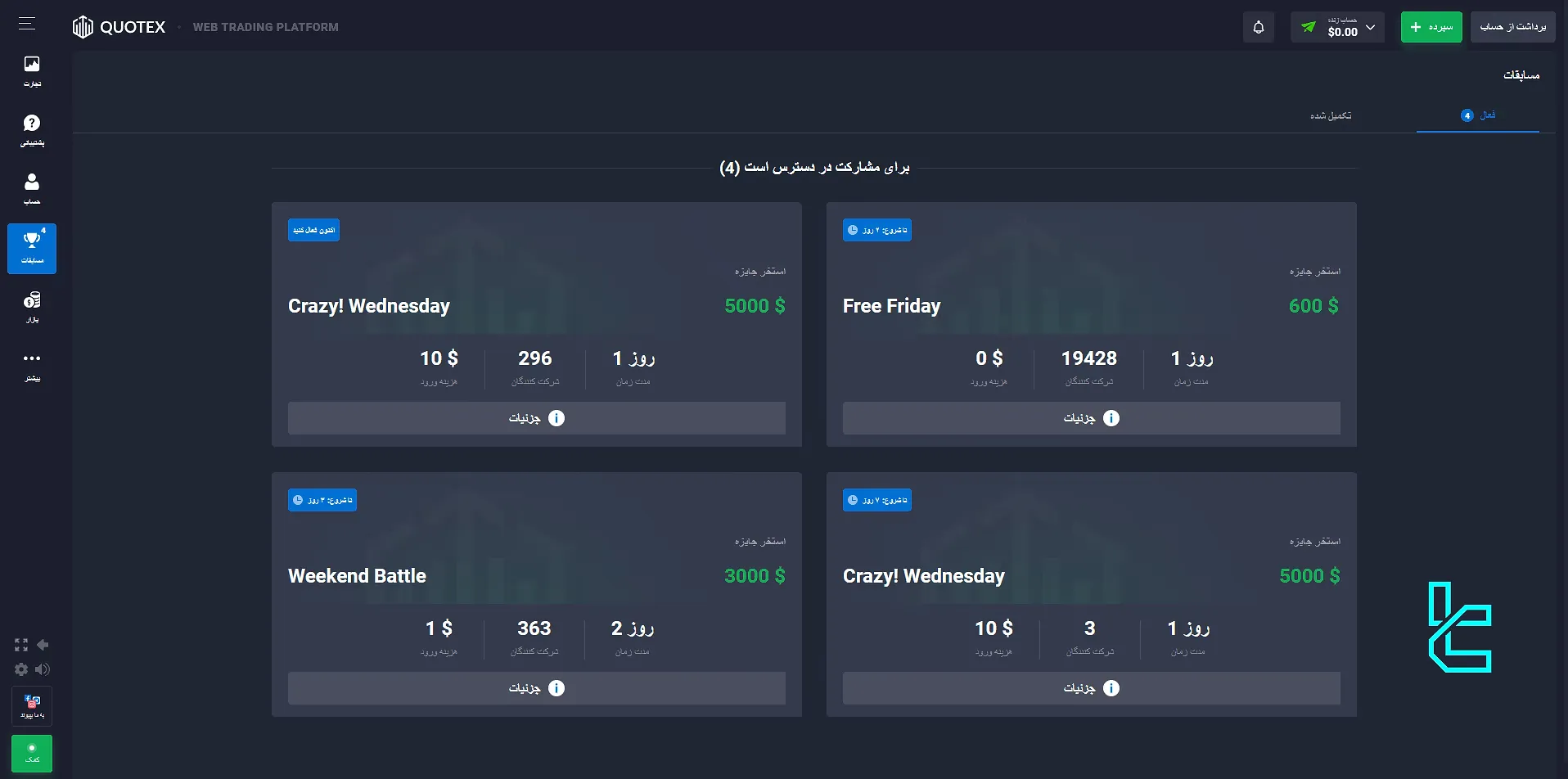 مسابقات بروکر کوتکس