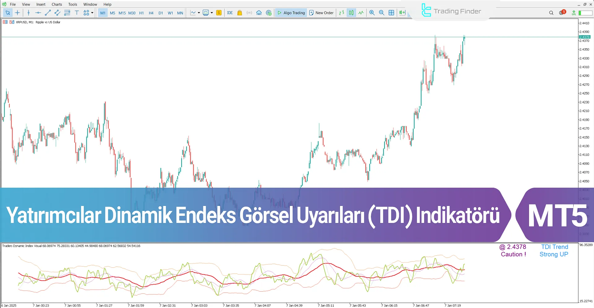 Yatırımcılar Dinamik Endeks Görsel Uyarıları Göstergesi (TDI) MT5