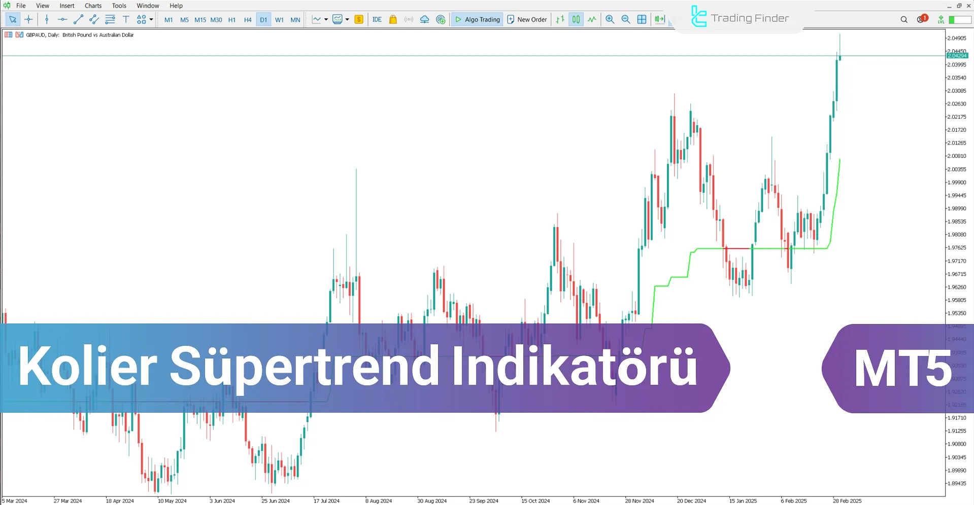 Kolier Süpertrend Göstergesi MetaTrader 5 için - İndir - [TradingFinder]