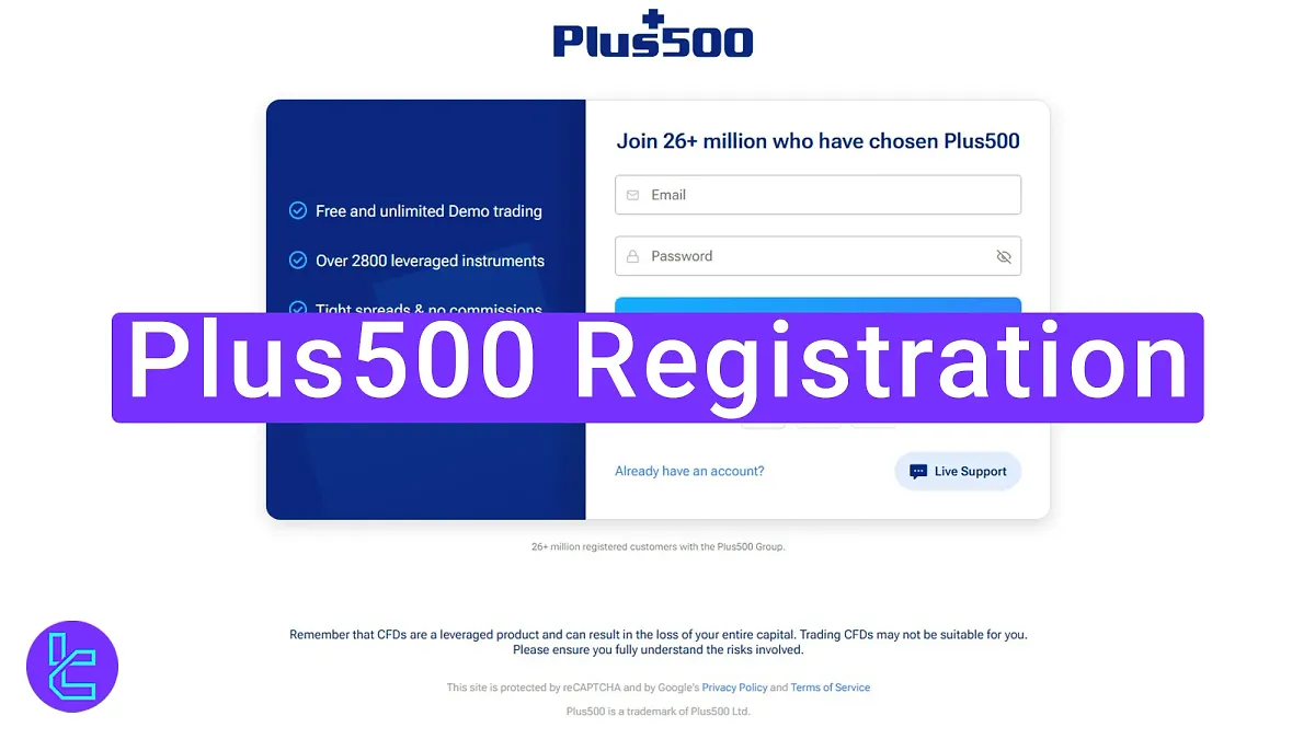 Plus500 Registration in 2025 [Open an Account in 3 Steps]