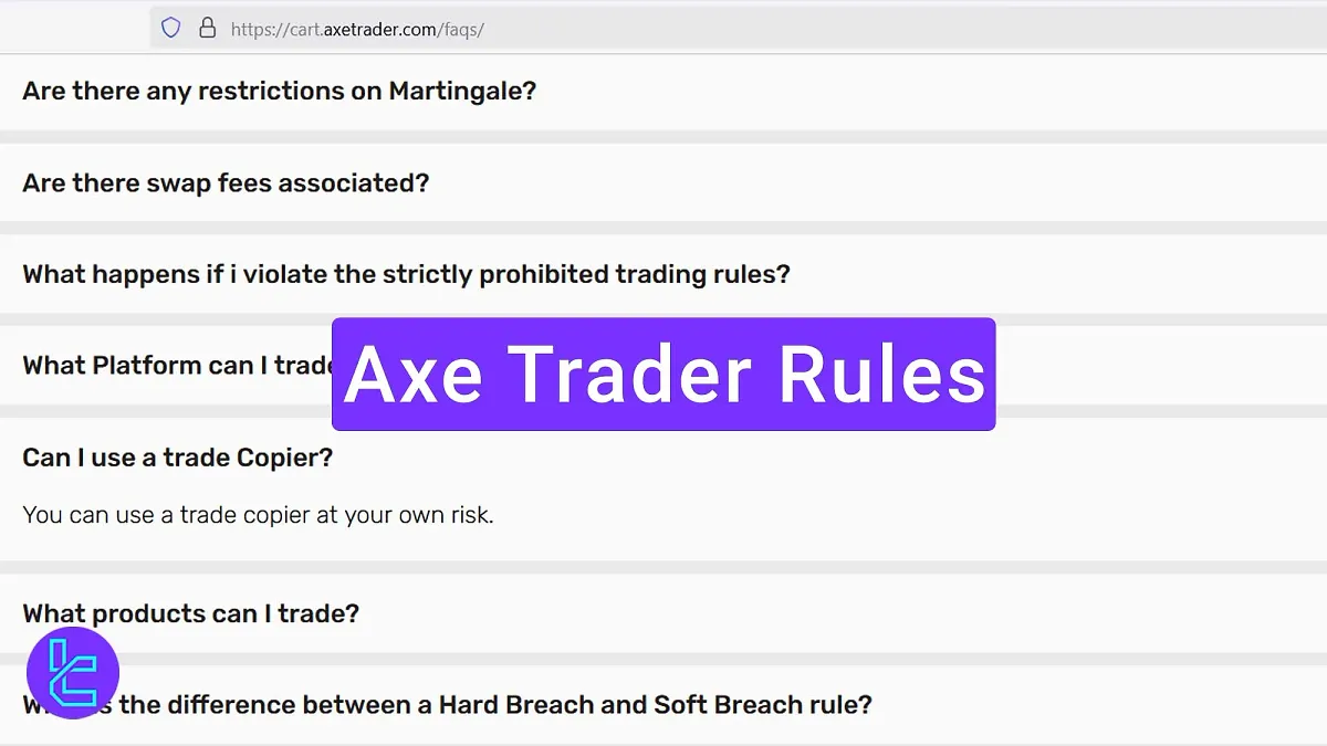Axe Trader Rules - Hedging, Expert Advisors, and Martingale Prohibited 2025