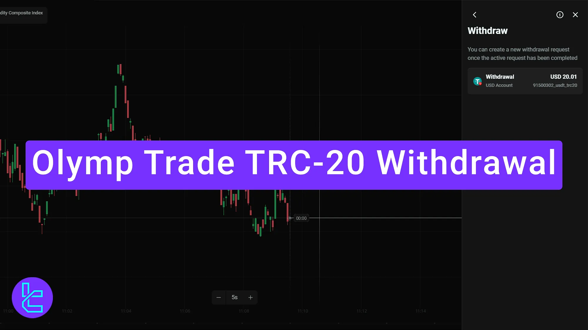 Olymp Trade TRC-20 withdrawal guide
