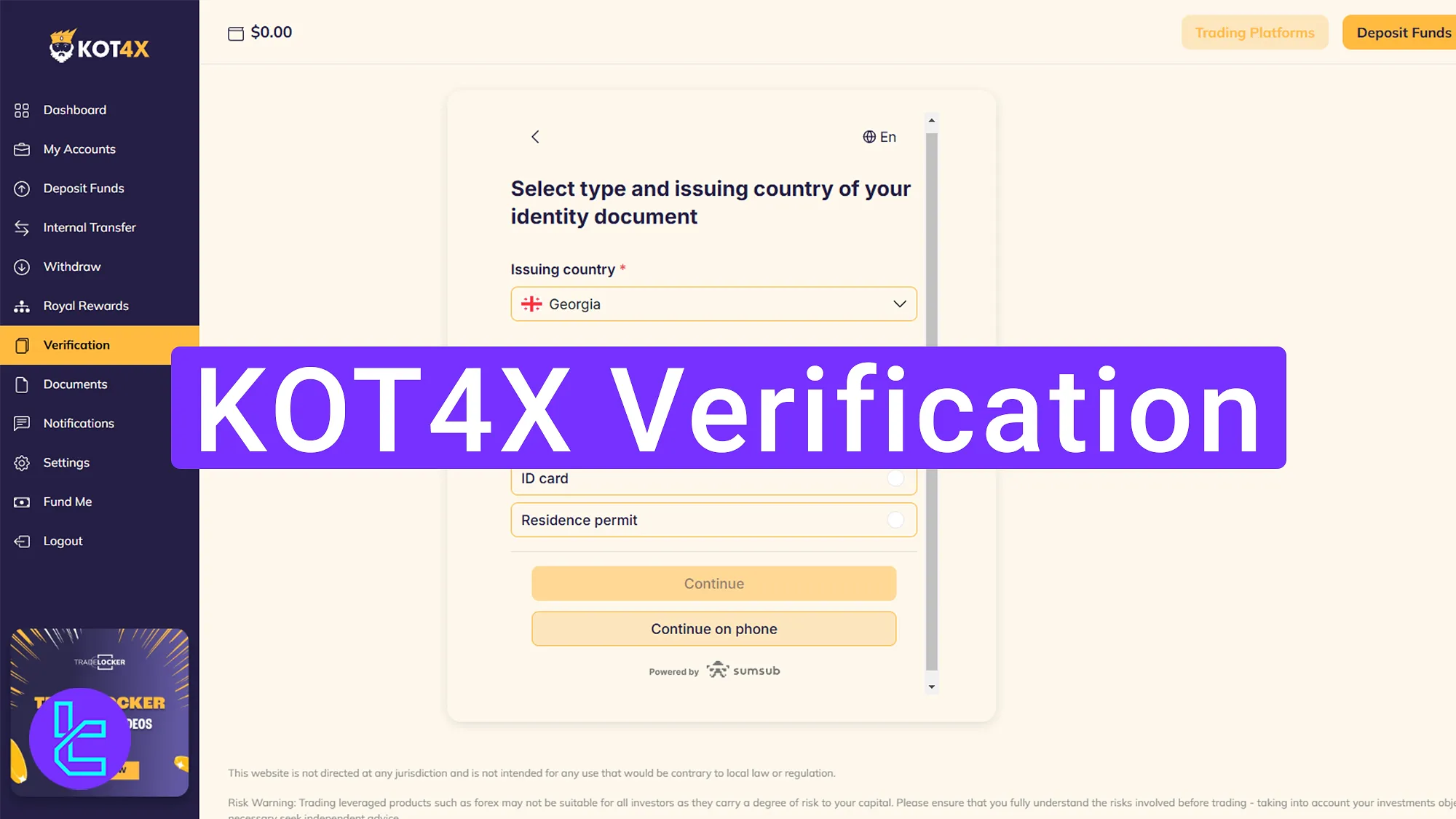KOT4X authentication steps and process