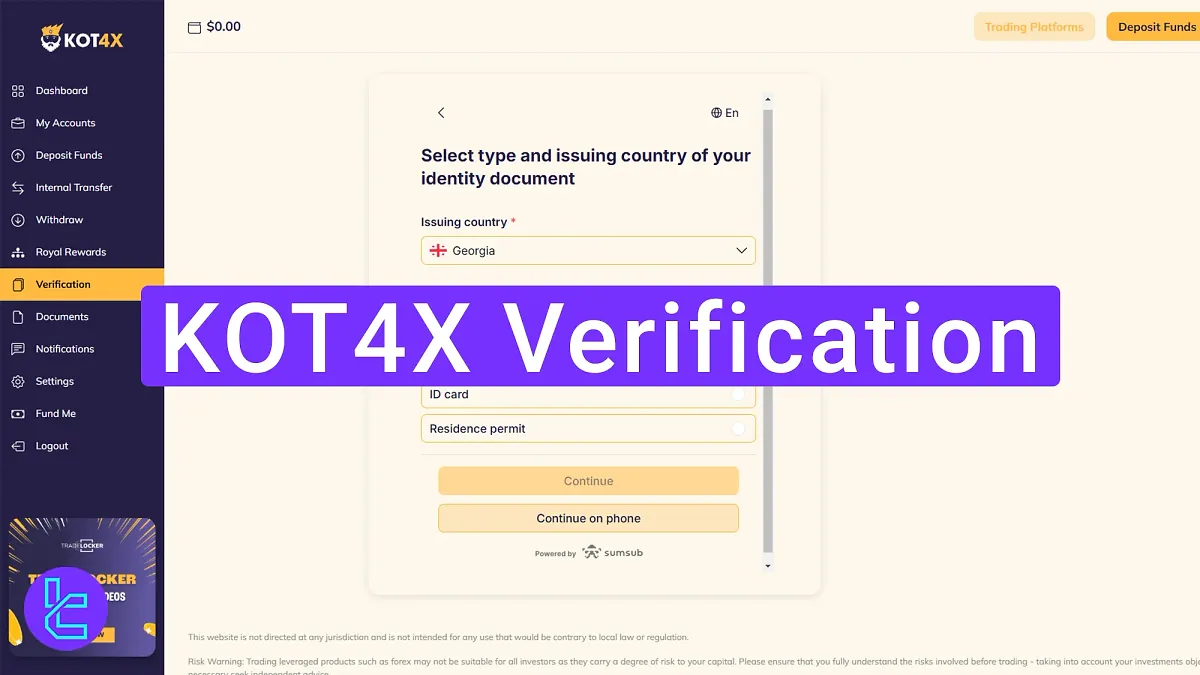 KOT4X Verification 2025 [POI Document Upload + Liveness Check]