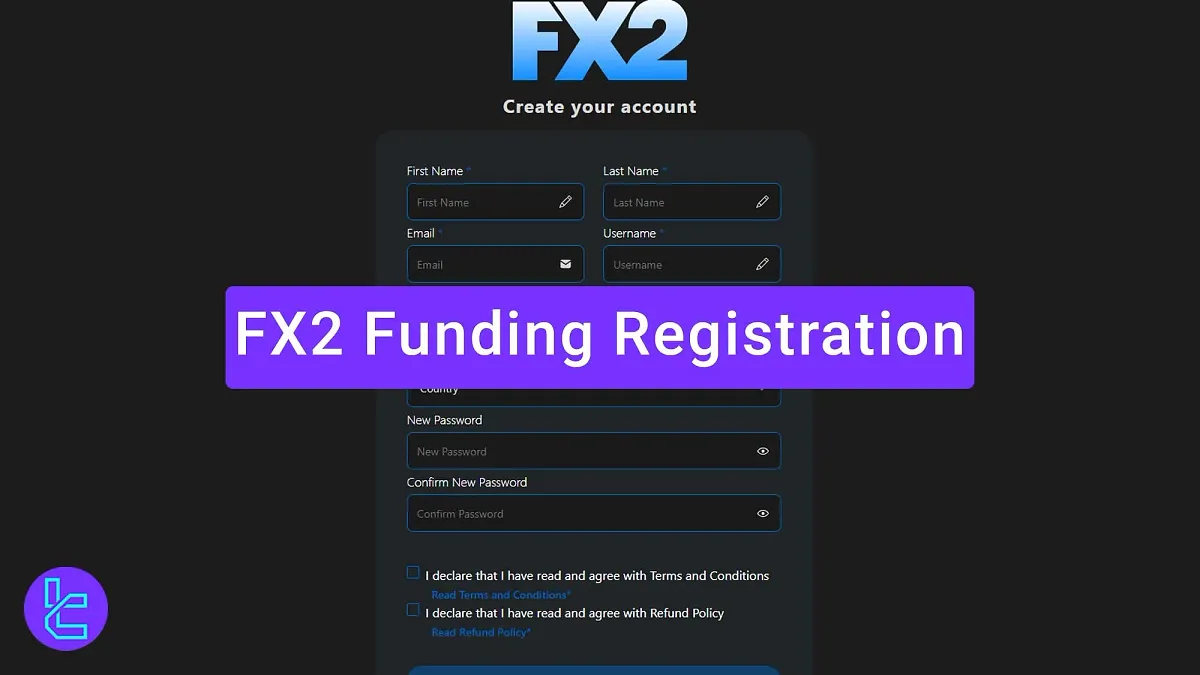 FX2 Funding Registration - Sign Up by Mobile Number & Email [2 Steps] 2025