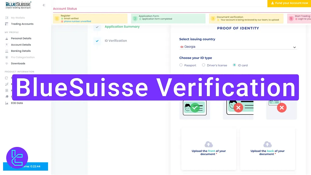 BlueSuisse Verification 2025 [Complete Your Account KYC in 2 Steps]
