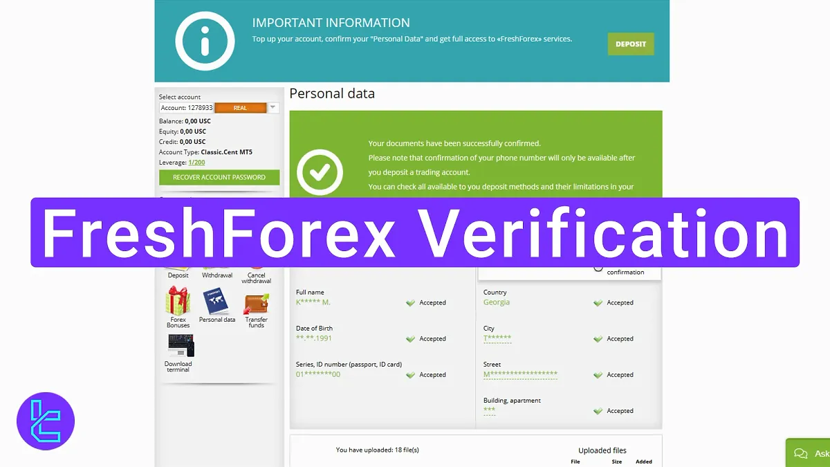 FreshForex Verification 2025 [POI Document Upload in 5 Minutes]