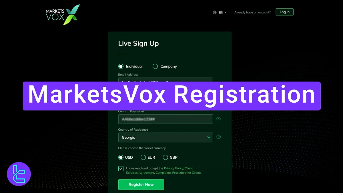 MarketsVox Registration 2025 [Open an Account in 5 Minutes]